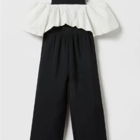 Chic Jumpsuit Dressy Romper from Zara Soft & so cute 4 Holiday Size 10 Brand New - Picture 2 of 4